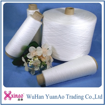 Hilo de coser 100% de Ring Spun Polyester Yarn de la torsión blanca cruda del poliéster de alta resistencia