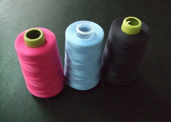 100% hilo de coser blanco del poliéster 40s/2, crudo sometido a un tratamiento térmico